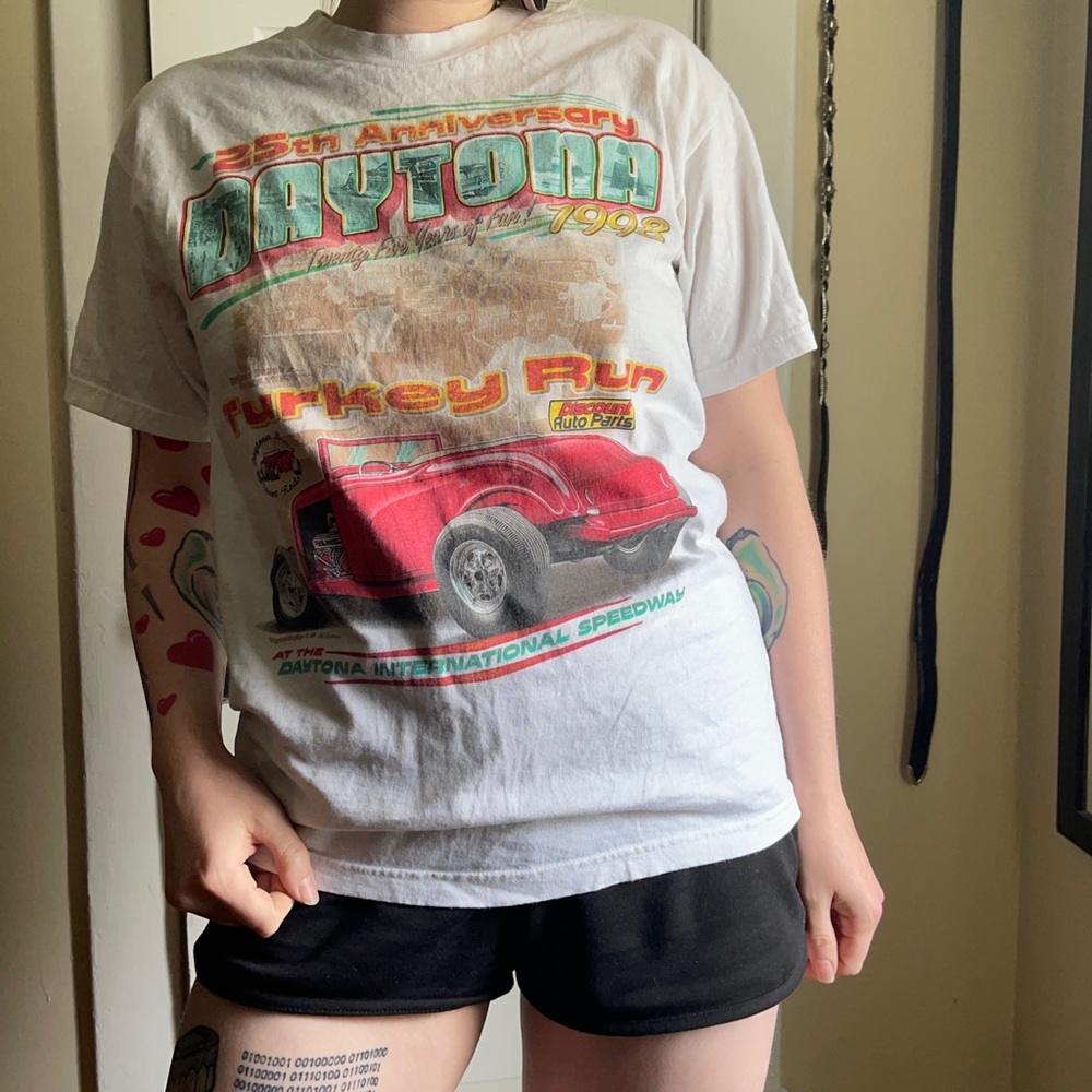 Vintage 1998 Daytona Turkey Run T Shirt